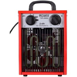 Тепловые пушки Ресанта ТЭП-2000 67/1/1 Тепловая электрическая пушка { квадратная, 220В, 650/1300/2000 Вт, 4,7 кг }